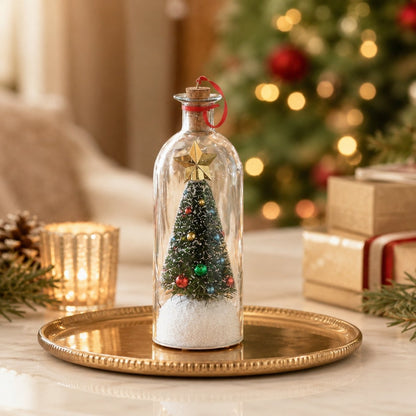 🎄 50% OFF – Recordable Christmas Tree Message in a Bottle | 15-Second Voice Keepsake