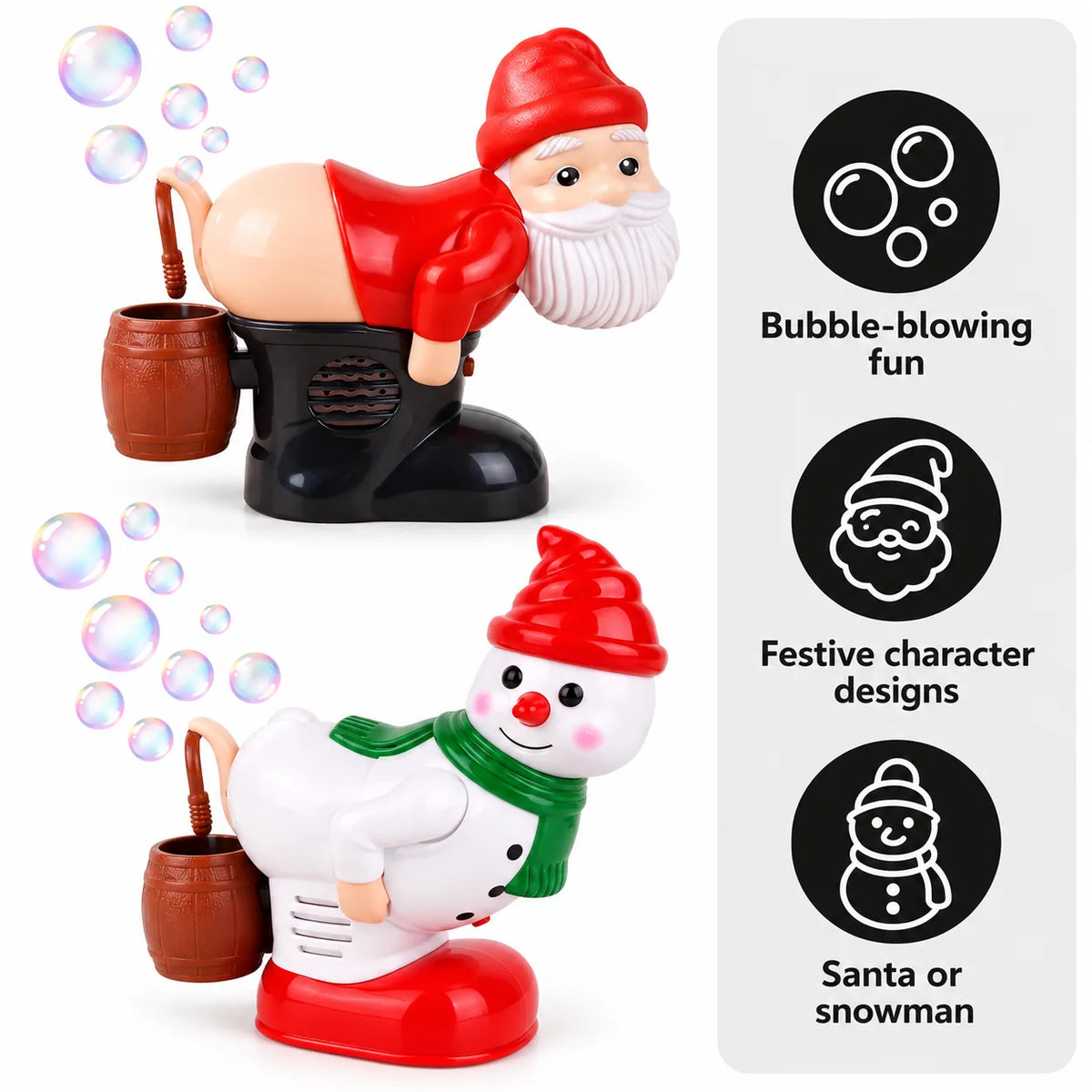 SantaBubbles™ Christmas Bubble Machine