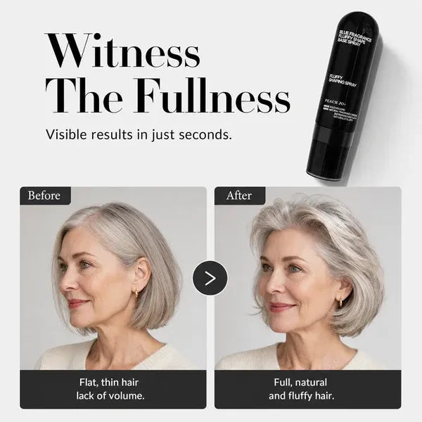 90ml Fluffy Volumizing Hair Shaping Spray, Long‑Lasting Mist with Sweet Peach Fragrance