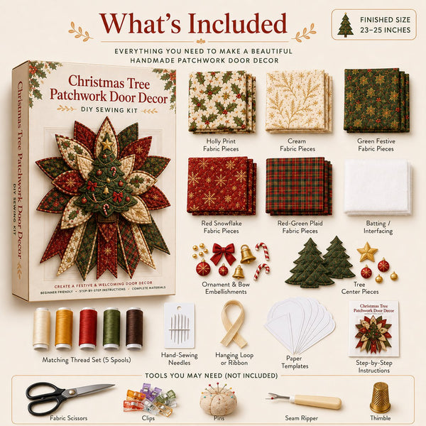 Clarewyn™ StitchJoy Christmas Door Hanging Kit