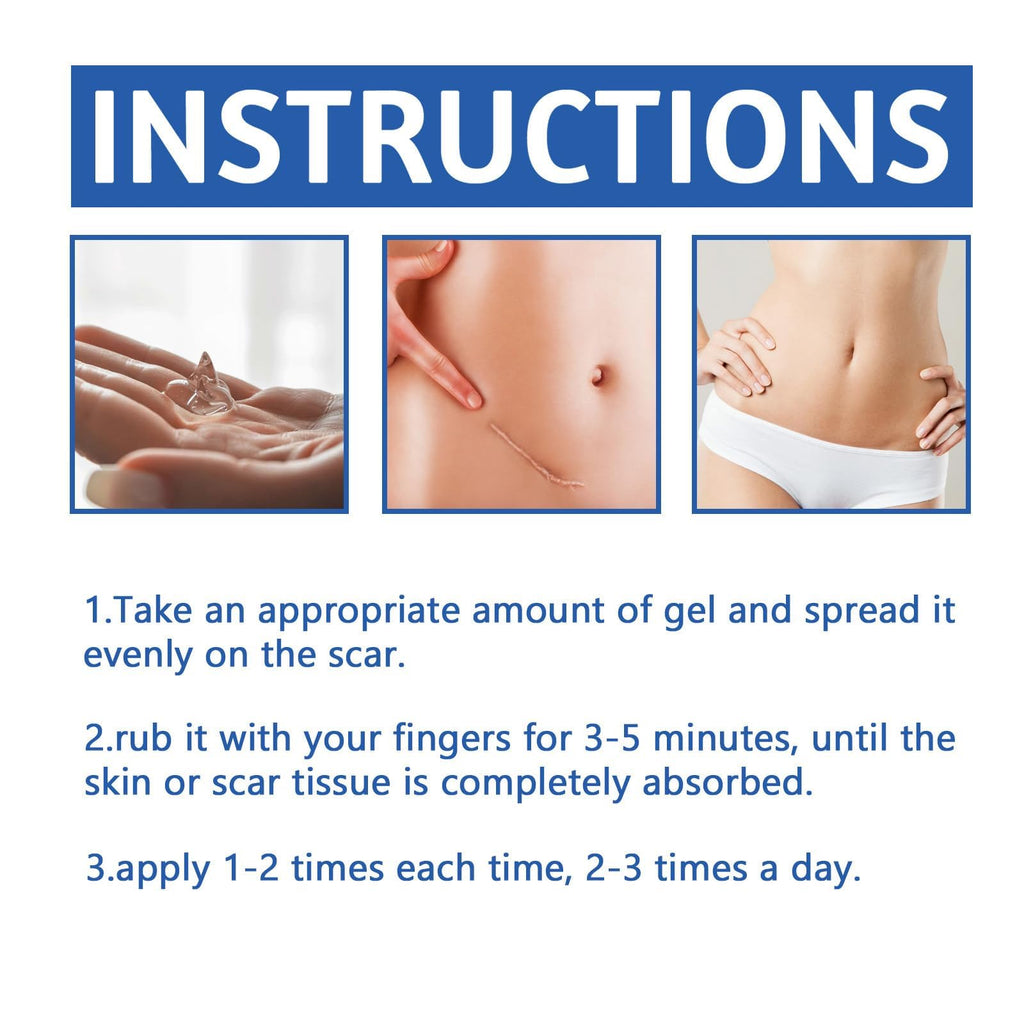 Scar Removal Cream Silicone Scar Gel Daily Care for Smoother-Looking Skin