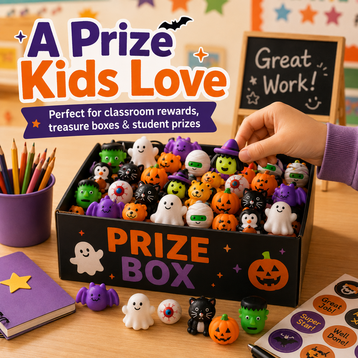 🔥 Last Day 50% OFF — 50PCS Halloween Moochi Squishy Toys for Party Favors & Spooky Fun 🎃