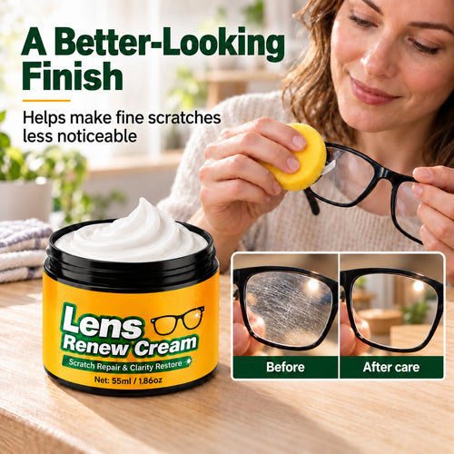 Advanced Lens Scratch Repair & Polishing Kit – Effectively Reduces Visible Scratches on Glasses, Goggles, Face Shields & Helmet Visors