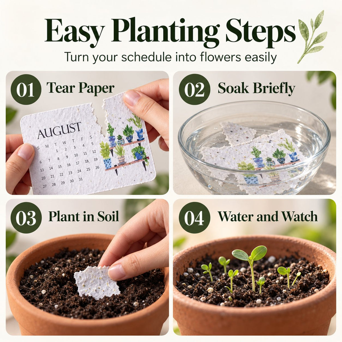 ✨⏳Only $12.99 Last Day Promotion🌱Eco-Friendly Plantable ''Timeless'' Seed Calendar 2027