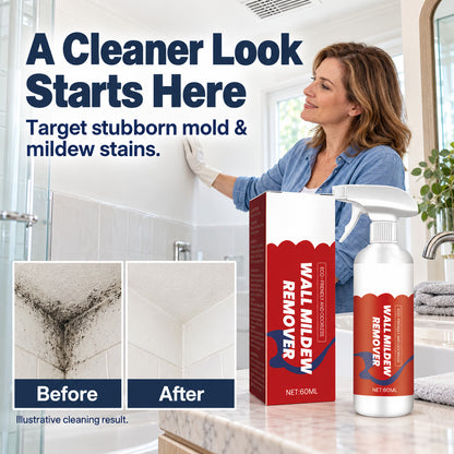 Powerful Wall Mold & Mildew Remover Spray – Long-Lasting Protection