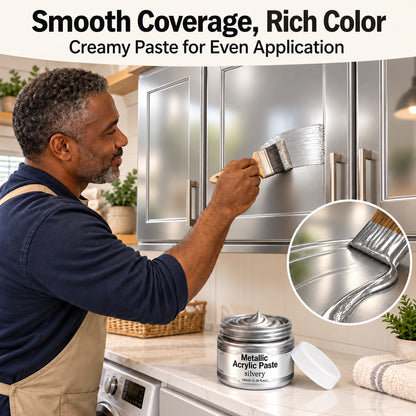 Water-Based Metallic Paint – Mirror-Like High-Gloss Gold & Silver Finish