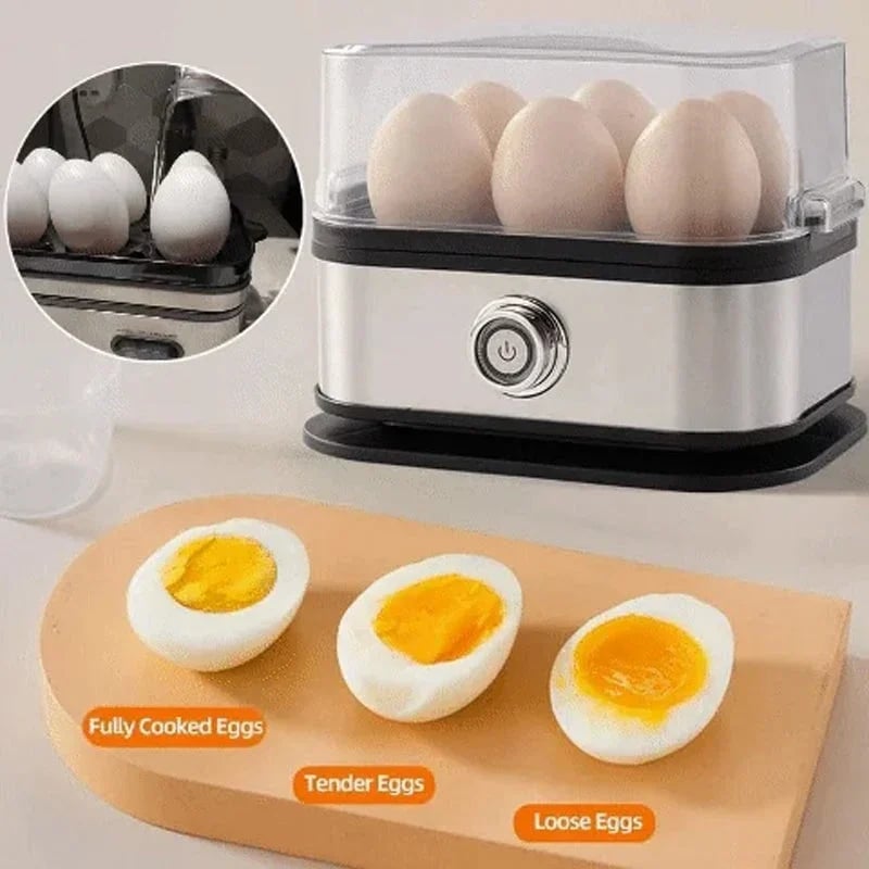 🥚FOR A LIMITED TIME! 🍳 Multifunctional egg cooker with transparent lid – boil, poach or make an omelet✨
