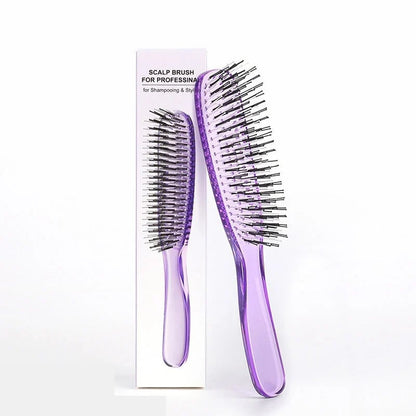 Instantly Detangle Knots! Gentle, Portable Scalp-Massaging Hairbrush