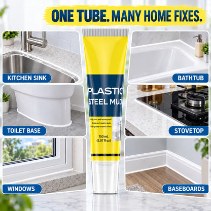Waterproof Gap Sealant & Repair Paste – 150 mL (5.07 fl oz) | FREE Multi-Use Caulk Scraper Included