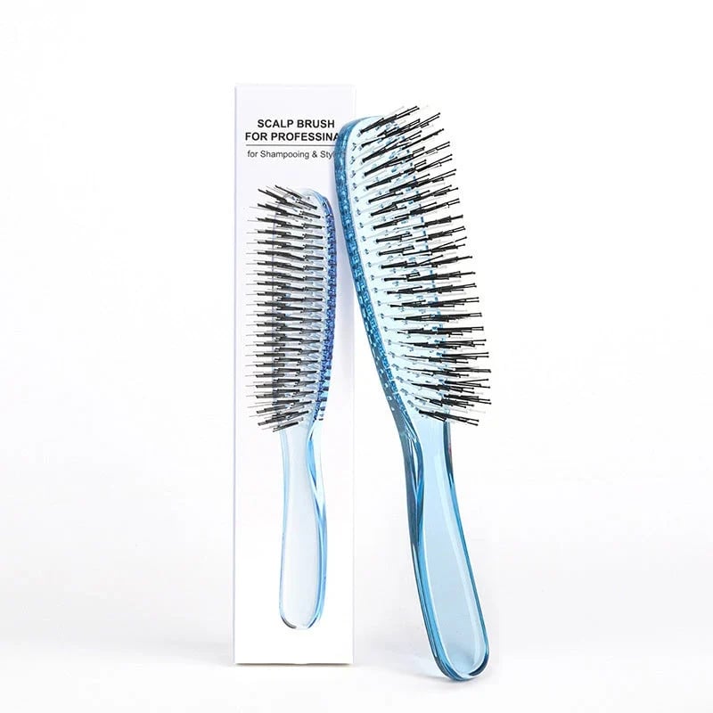 Detangle Hair Instantly! Gentle Portable Scalp Massaging Hairbrush