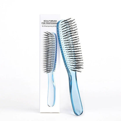 Instantly Detangle Knots! Gentle, Portable Scalp-Massaging Hairbrush