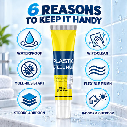 Waterproof Gap Sealant & Repair Paste – 150 mL (5.07 fl oz) | FREE Multi-Use Caulk Scraper Included