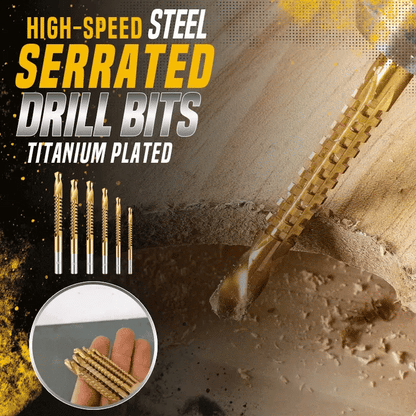 🔥Hot Sale 50% OFF⚙️ High-Speed Steel Drill Bit Set 🧰 Titanium-Coated & Multi-Material Ready
