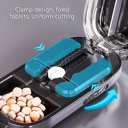 💊 Portable Pill Cutter – Accurate, Clean, and Hassle-Free Splitting!