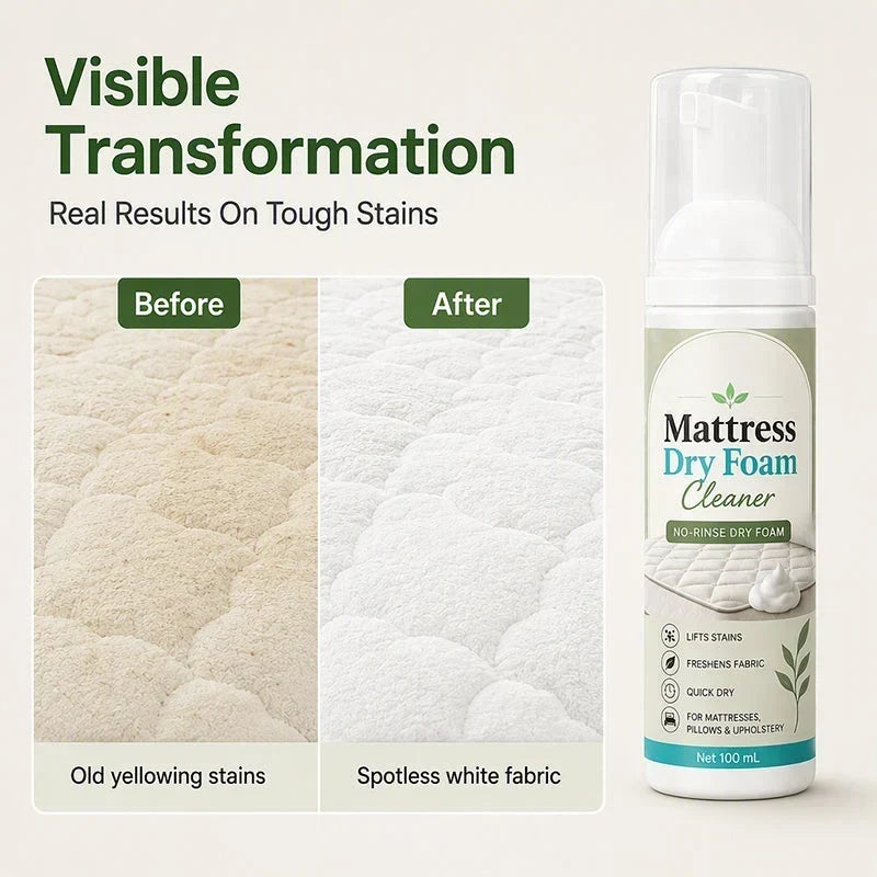 🔥Hot Sale 50% OFF✨No-Rinse Mattress Dry Foam Cleaner