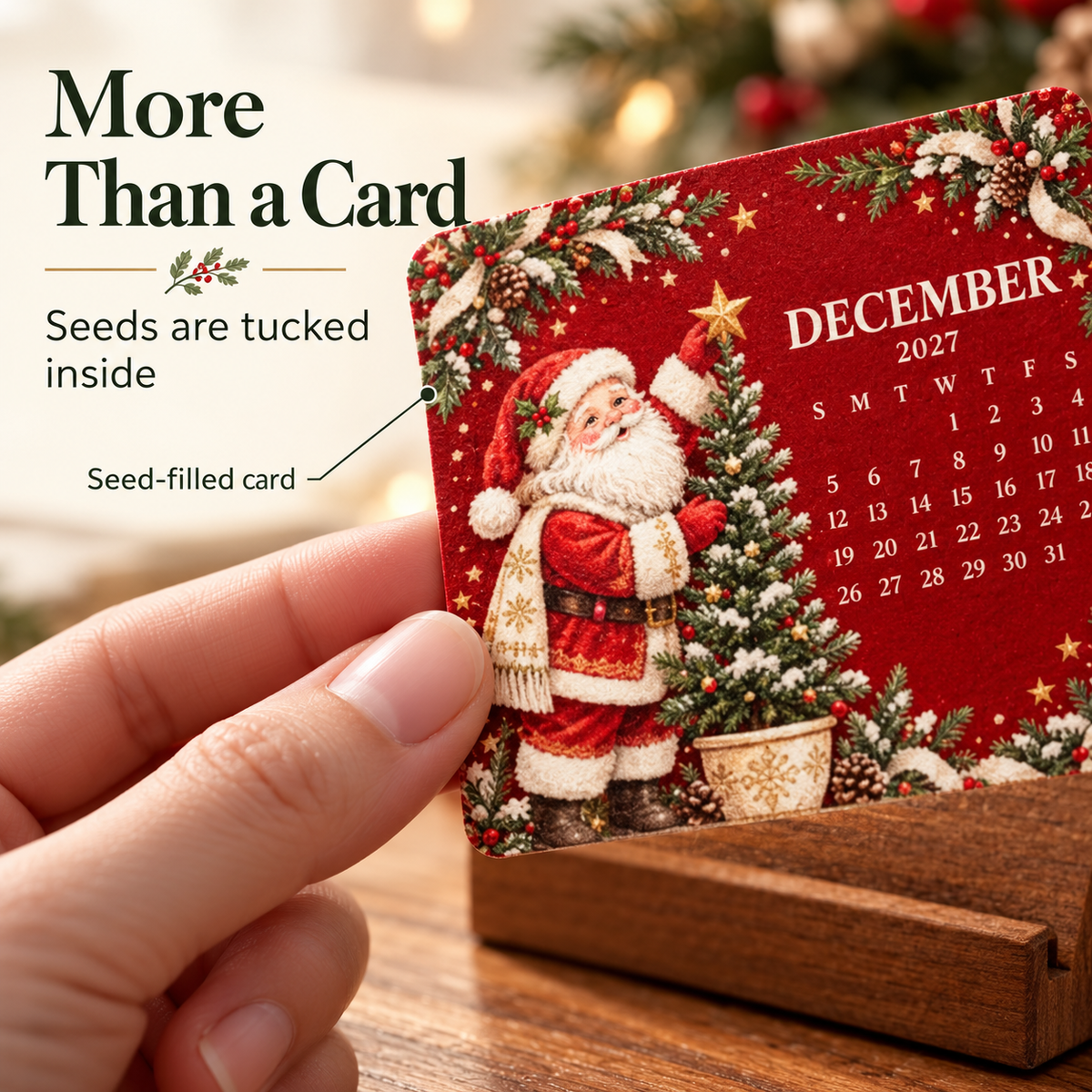 🌱 Christmas Seed Advent Calendar – 24 Flower & Herb Seed Surprises for Garden Lovers