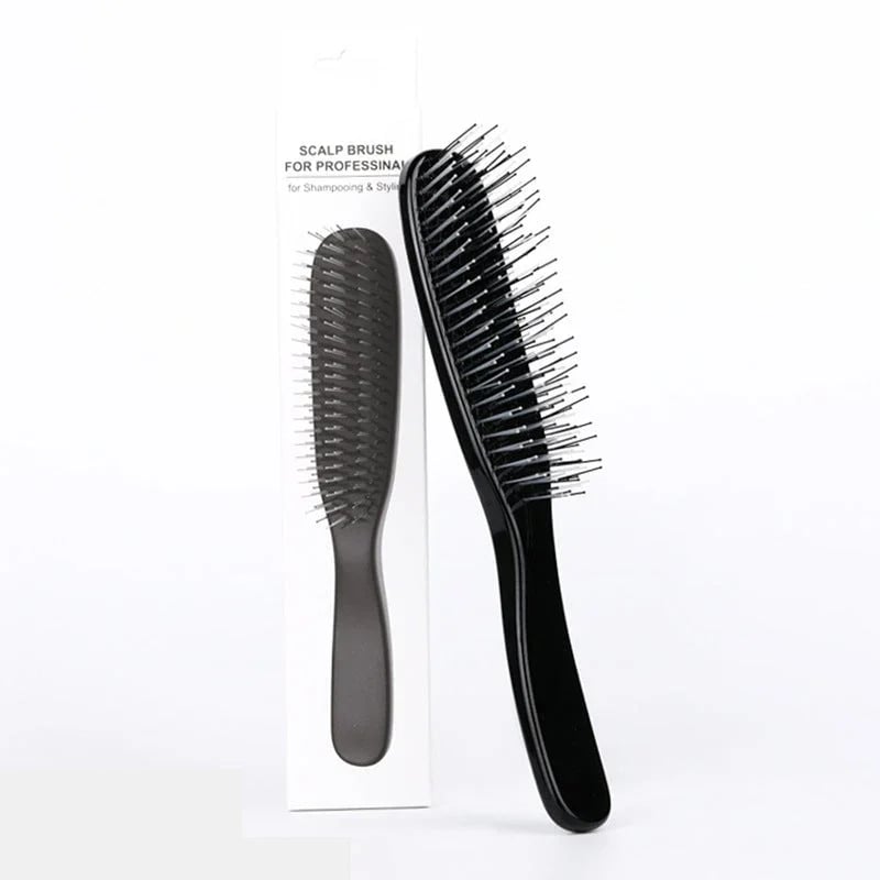 Detangle Hair Instantly! Gentle Portable Scalp Massaging Hairbrush