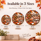 🍂 Grateful • Thankful • Blessed™ Fall Faith Wall Decor ✝️🌻