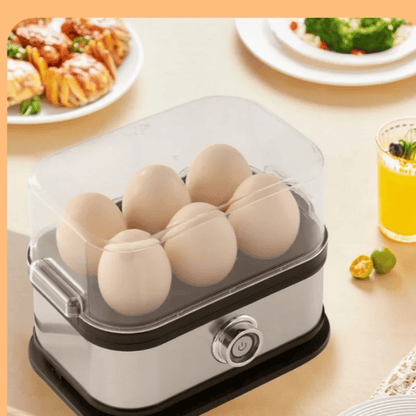 🥚FOR A LIMITED TIME! 🍳 Multifunctional egg cooker with transparent lid – boil, poach or make an omelet✨