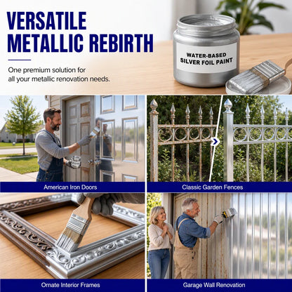 Water-Based Silver Metallic Paint