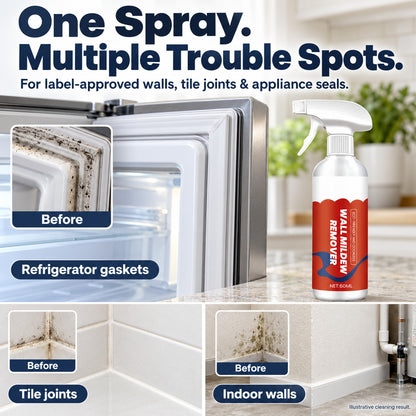 Powerful Wall Mold & Mildew Remover Spray – Long-Lasting Protection