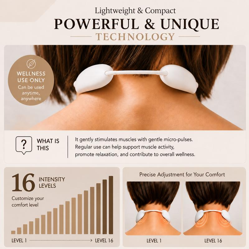 Cordless Neck Heating & Microcurrent Relaxer