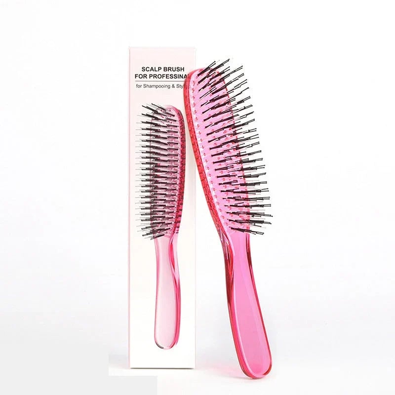 Detangle Hair Instantly! Gentle Portable Scalp Massaging Hairbrush