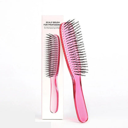 Detangle Hair Instantly! Gentle Portable Scalp Massaging Hairbrush