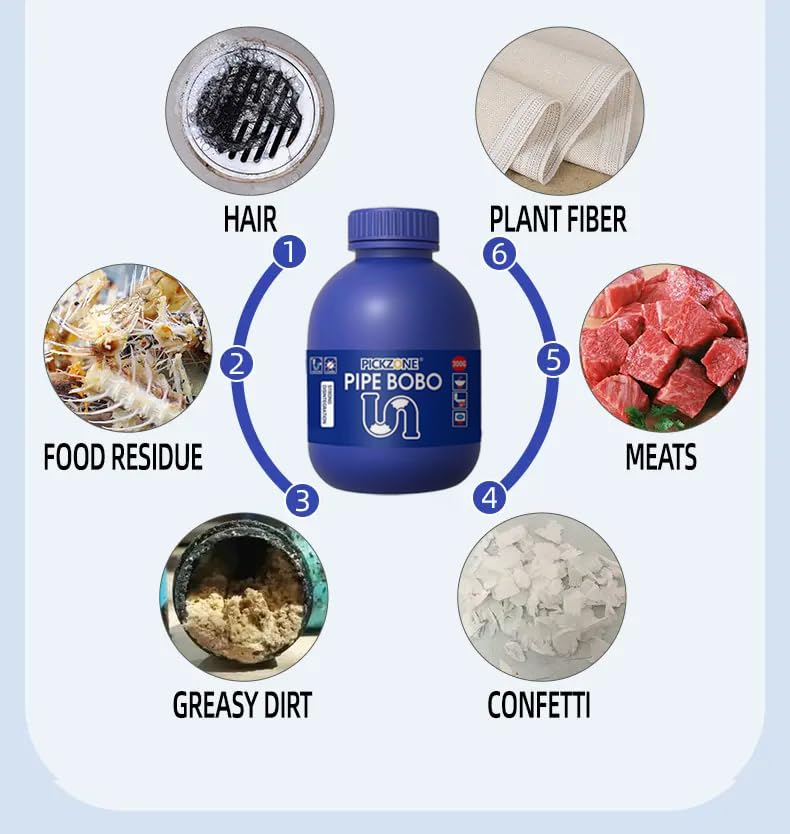 Powerful Drain Cleaner & Clog Remover