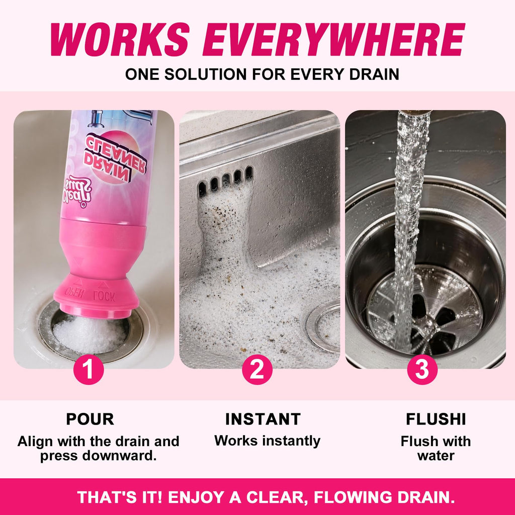 Heavy-Duty Foaming Drain Clog Remover & Deodorizer