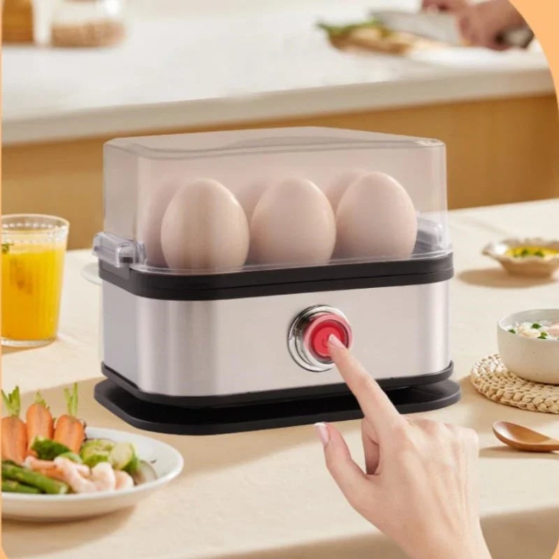 🥚FOR A LIMITED TIME! 🍳 Multifunctional egg cooker with transparent lid – boil, poach or make an omelet✨