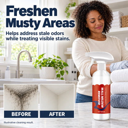 Powerful Wall Mold & Mildew Remover Spray – Long-Lasting Protection