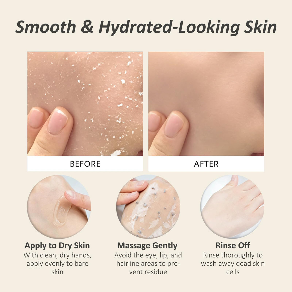 Triple Enzyme Green Tea Exfoliating Peel Gel – Deep Pore Cleanse & Dead Skin Removal (100ml / 3.4 fl oz)