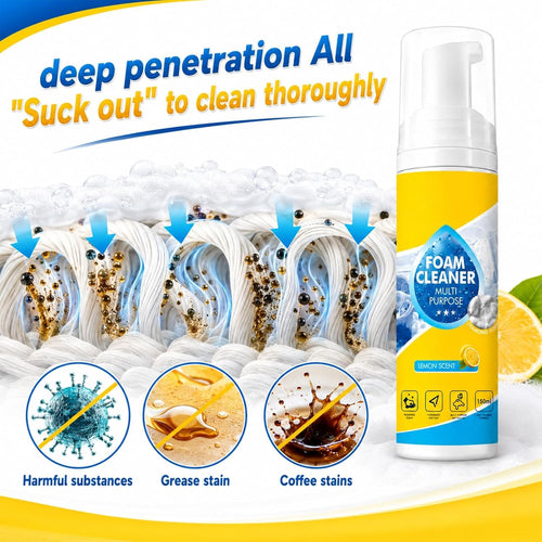 4-in-1 Heavy-Duty Multi-Purpose Foam Cleaner