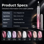 7-in-1 Revolutionary Magnetic Cat Eye Nail Gel Polish Pen