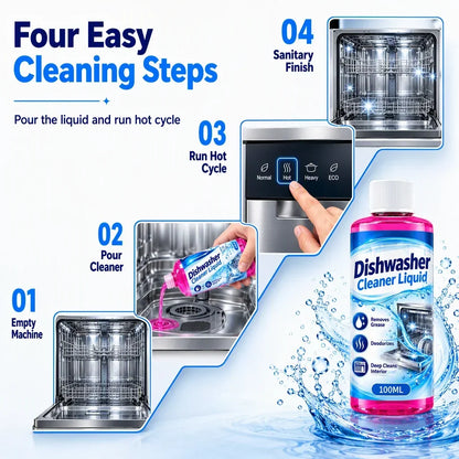 🧼Dishwasher Deep Cleaning Liquid for Grease and Limescale Removal