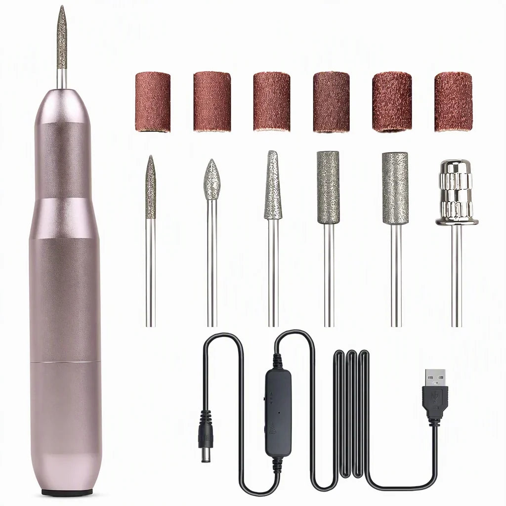 Portable USB Electric Nail Drill Pen for Manicure