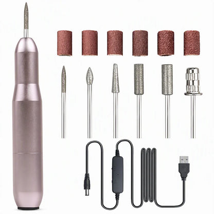 Portable USB Electric Nail Drill Pen for Manicure