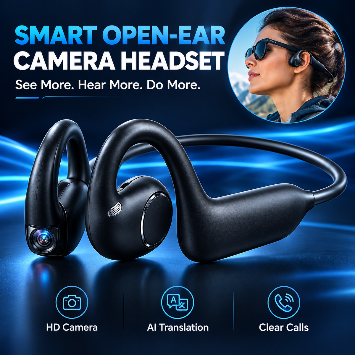 AI translation earbuds with camera – real-time travel companion