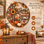 🍂 Grateful • Thankful • Blessed™ Fall Faith Wall Decor ✝️🌻