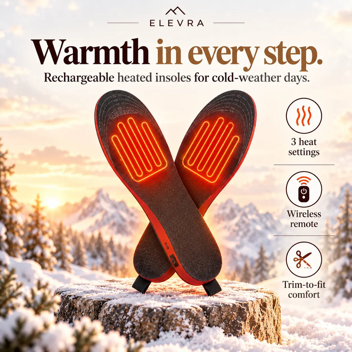 Elevra™ Heated Insoles