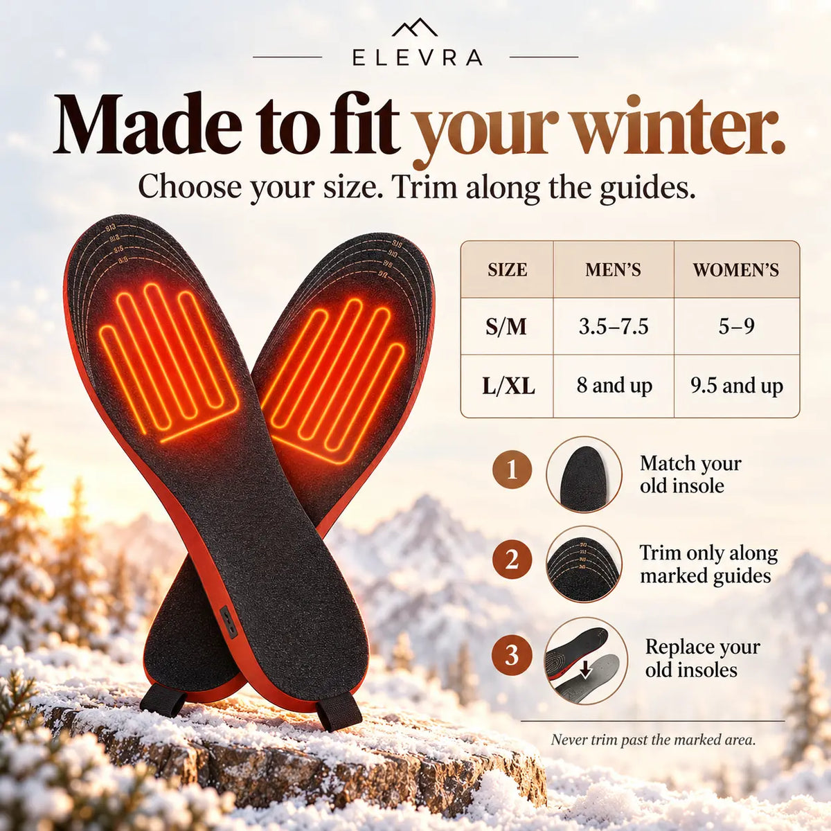 Elevra™ Heated Insoles