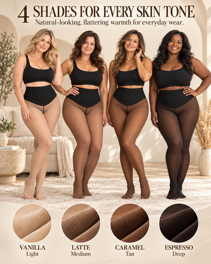 One-Seam Shaping Fleece Leggings-Stay Warm.Look Snatched.