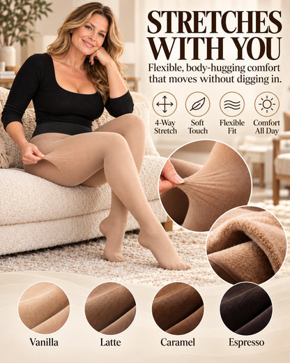 One-Seam Shaping Fleece Leggings-Stay Warm.Look Snatched.