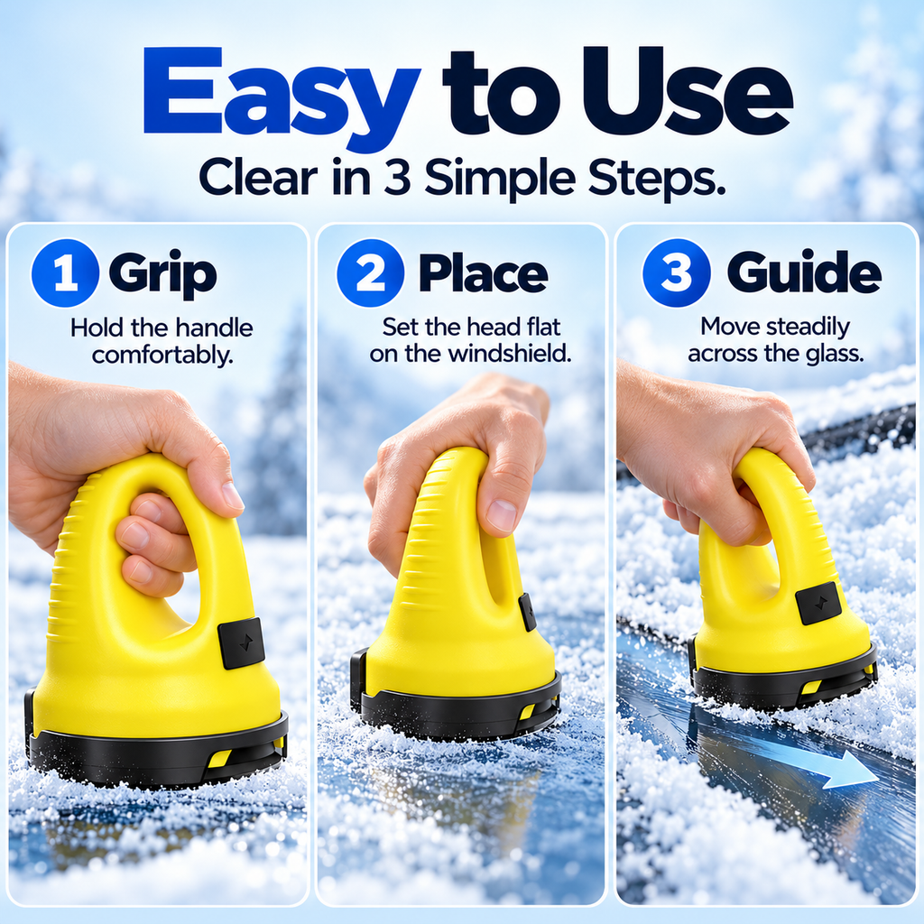 Electric Snow Scraper for Car Windshields
