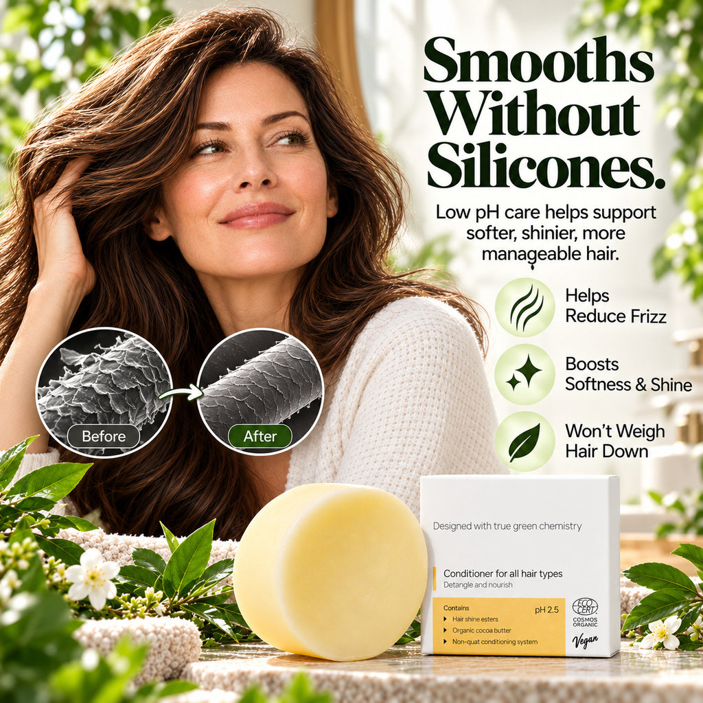 Low pH Conditioner Bar – Silky, Smooth Hair Without the Weight