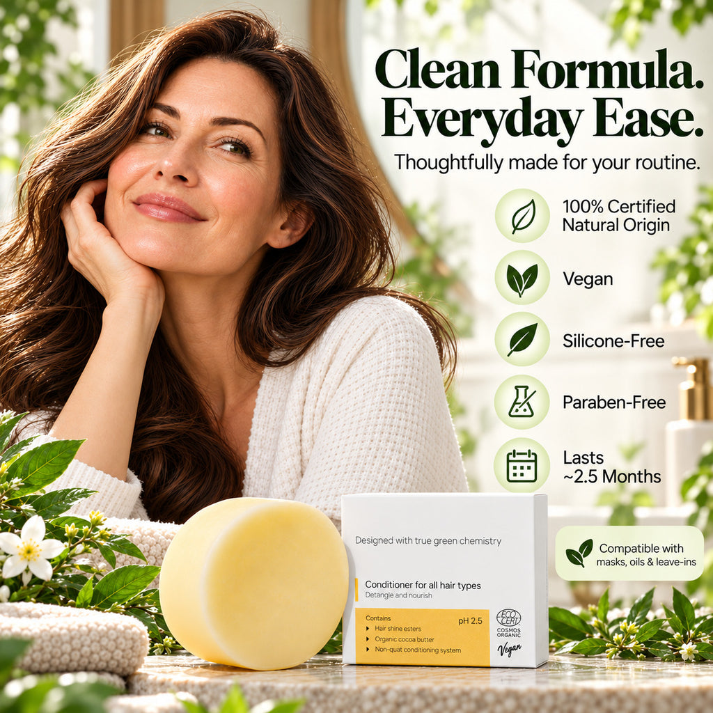 Low pH Conditioner Bar – Silky, Smooth Hair Without the Weight