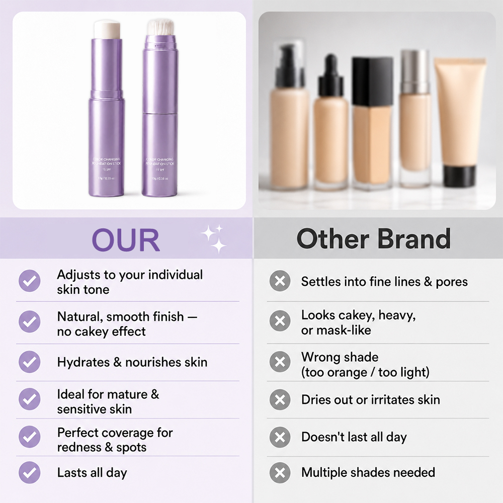 💥⏳Final 2 Hour 76% OFF🔥 Color Changing Foundation Stick