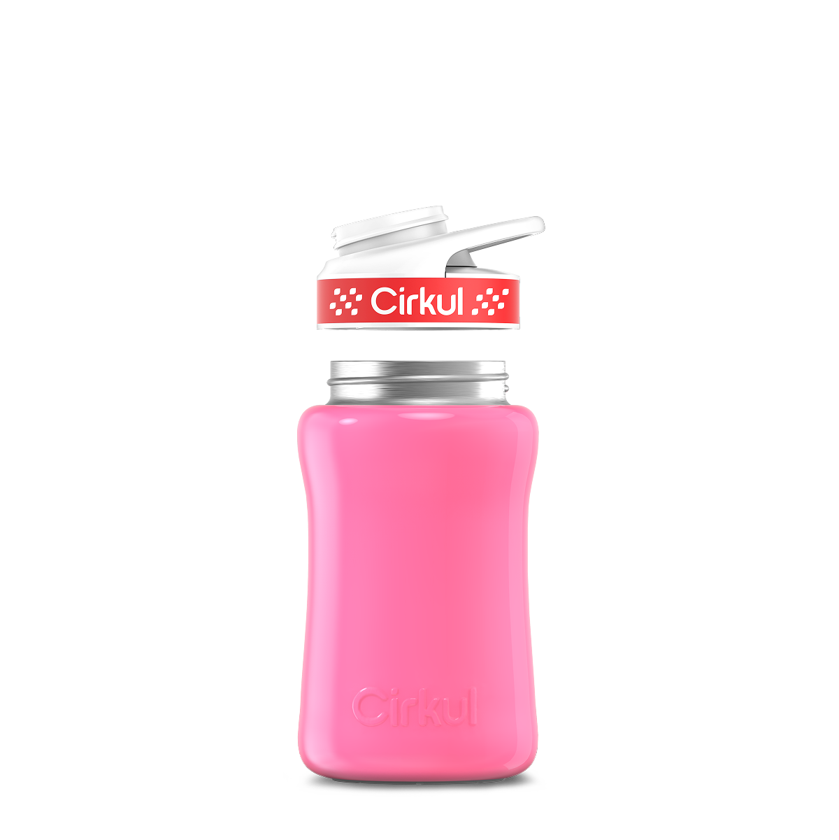 12oz. Stainless Steel Bottle & Comfort Grip Lid