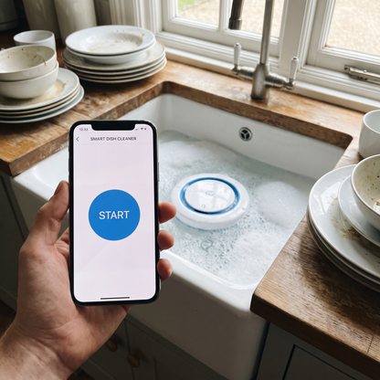 Washing Partner™ Smart Automatic Dishwashing Device – Hands-Free Kitchen Cleaning